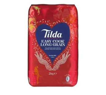 Tilda Easy Cook Long Grain Rice (Pack of 2) 2kg