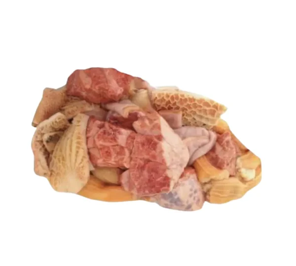 Frozen assorted meat